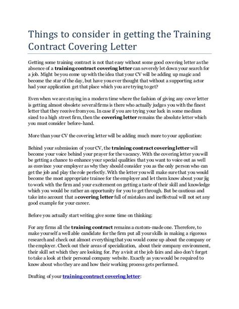 August 21, 2019. . Successful training contract cover letter example